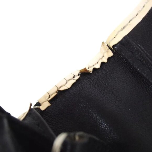 821133AM (V1) Christian Dior Wallet Long Trotter Flap Black PVC - Picture 9 of 13